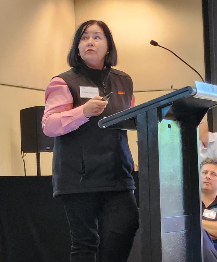 OmniaAustralia's tweet photo. 🌱The #HealthySoils presentation & panel discussion was a highlight of the  2024 National #FertilizerAustralia Conference for #OmniaAustralia. 
We're thrilled that growers & the #AusAg industry are on board with #soilhealth & soil microbiome support🦠
Through R&D innovation #Omnia is committed to #soilhealth solutions like #Rhizovator & #Bacstim💪  @Fertilizer56655 @mareecrawford1
