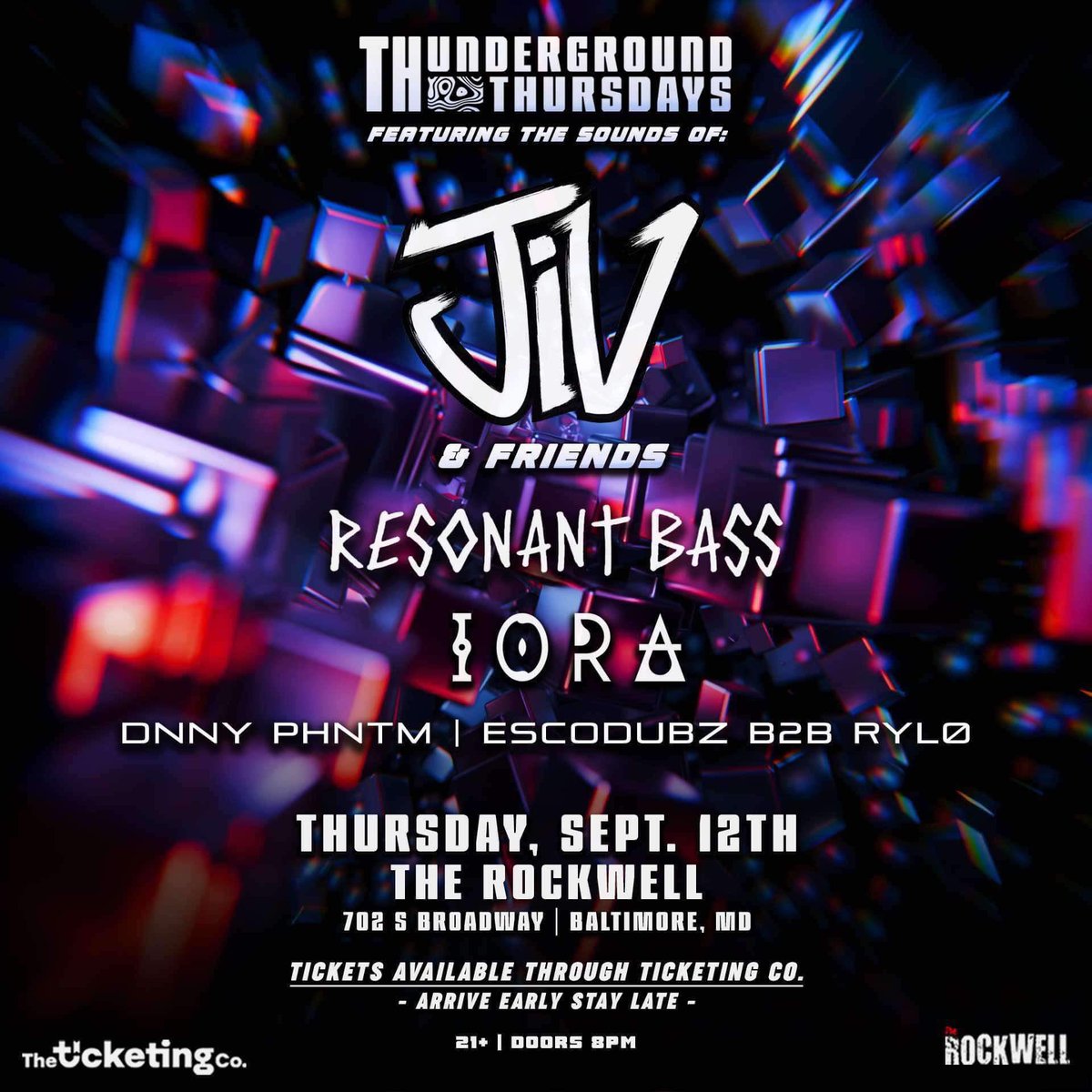 Wow…in 24 hours I’m gonna be booling with some absolute kings 😌😌🙌🏼🙌🏼

<a href="/IORAsounds/">IORA</a> <a href="/ResonantBass/">resonant bass</a> <a href="/JiVbeats/">Jimb0</a> <a href="/itsrylo_/">RyLø</a> ESCODUBZ

If you’re in the Baltimore area, slide thru for this ultimate homie throwdown 🦾