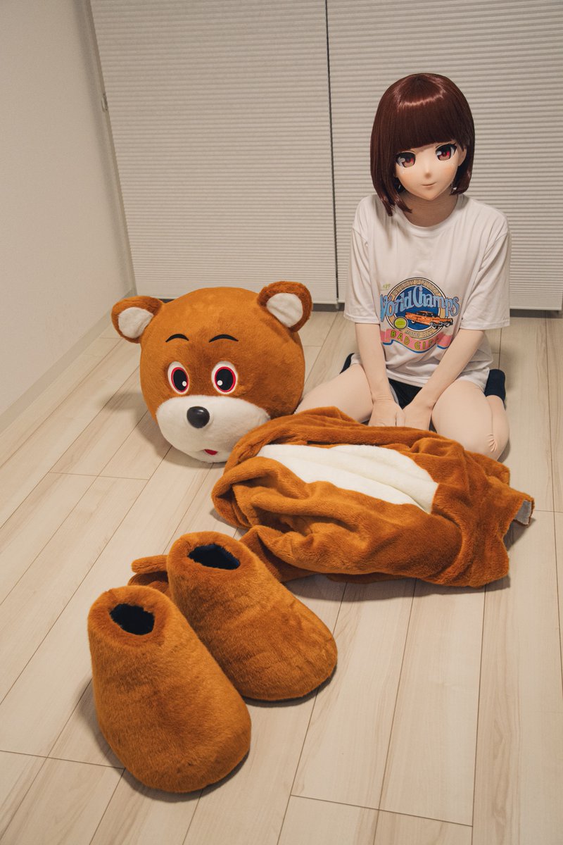 着ぐるみさんになってみたかったんです♪🧸