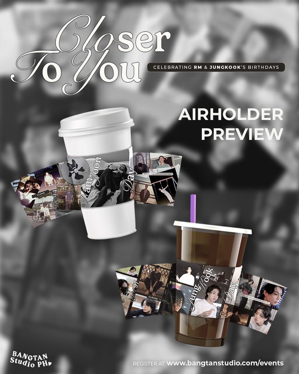 AlingNoona's tweet photo. 🎉 Closer to You: Celebrating RM &amp; Jungkook’s Birthdays! 🎉 A NamKook cupsleeve and pop-up event

🗓 Date: September 14, 2024 (Saturday)
🕓 Time: 10AM - 7:30PM (4 sessions)
📍 Venue: The Villa Studios, Cornerhouse, San Juan
✍🏻 REGISTER NOW https://t.co/QgMPij0DTm 
Limited slots! https://t.co/oA4E33dney