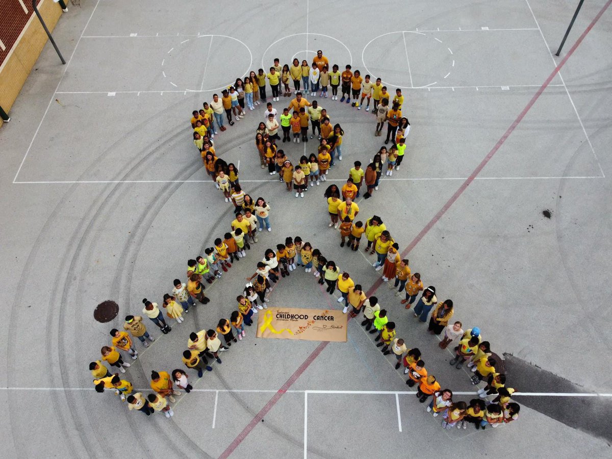 Thank you <a href="/NISD/">Northside ISD</a> and Kallison Elementary for supporting #childhoodcancerawareness! Would love to see all of the districts go gold next year!! #goldoutsa