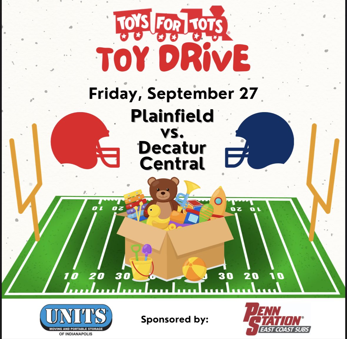 Donate toys for the toys for tots!!🚂🪀