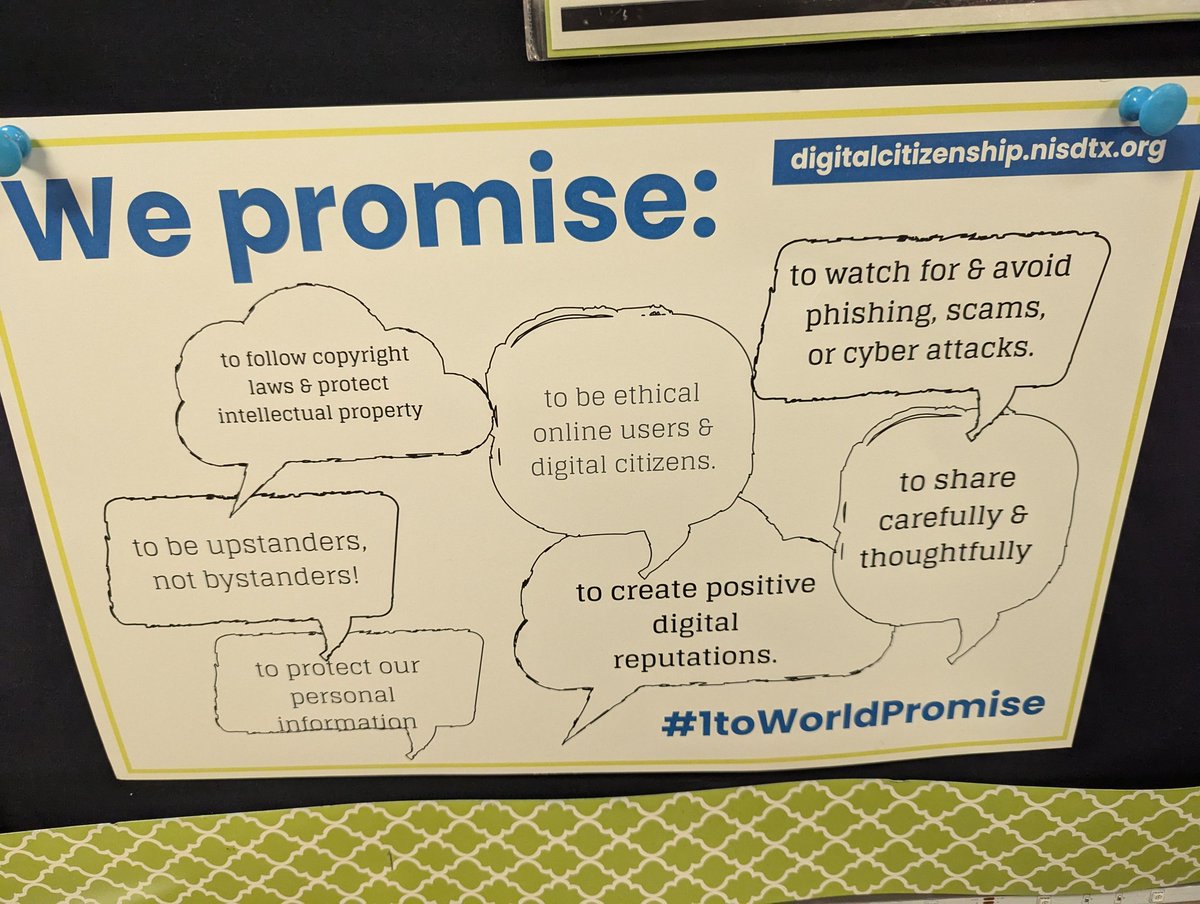 Nancy Krueger π (@njkrueger) on Twitter photo Students in #Room609 are so proud to have made the #1toWorldPromise <a href="/JustinJags/">Justin Elementary</a> after learning about digital citizenship! <a href="/Kel_Sanders/">Kelli Sanders</a> Students in #Room609 are so proud to have made the #1toWorldPromise <a href="/JustinJags/">Justin Elementary</a> after learning about digital citizenship! <a href="/Kel_Sanders/">Kelli Sanders</a>