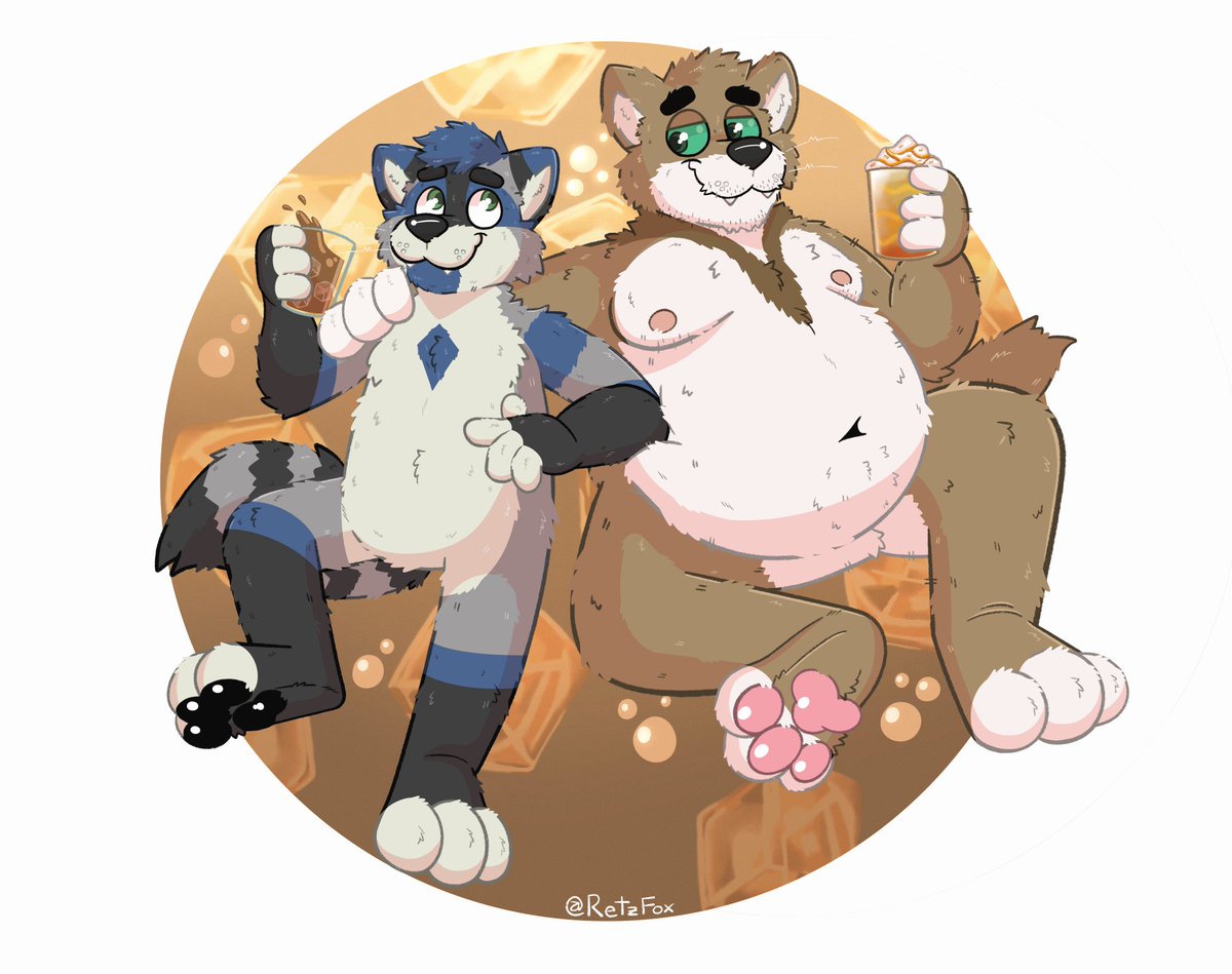 RetzFox's tweet photo. Sharing moments with friends and your favorite coffee ☕✨
Comm for @BruinTea with @Ghimno 
Many thankies!! 🦊✨ https://t.co/5Xbgf5idHf