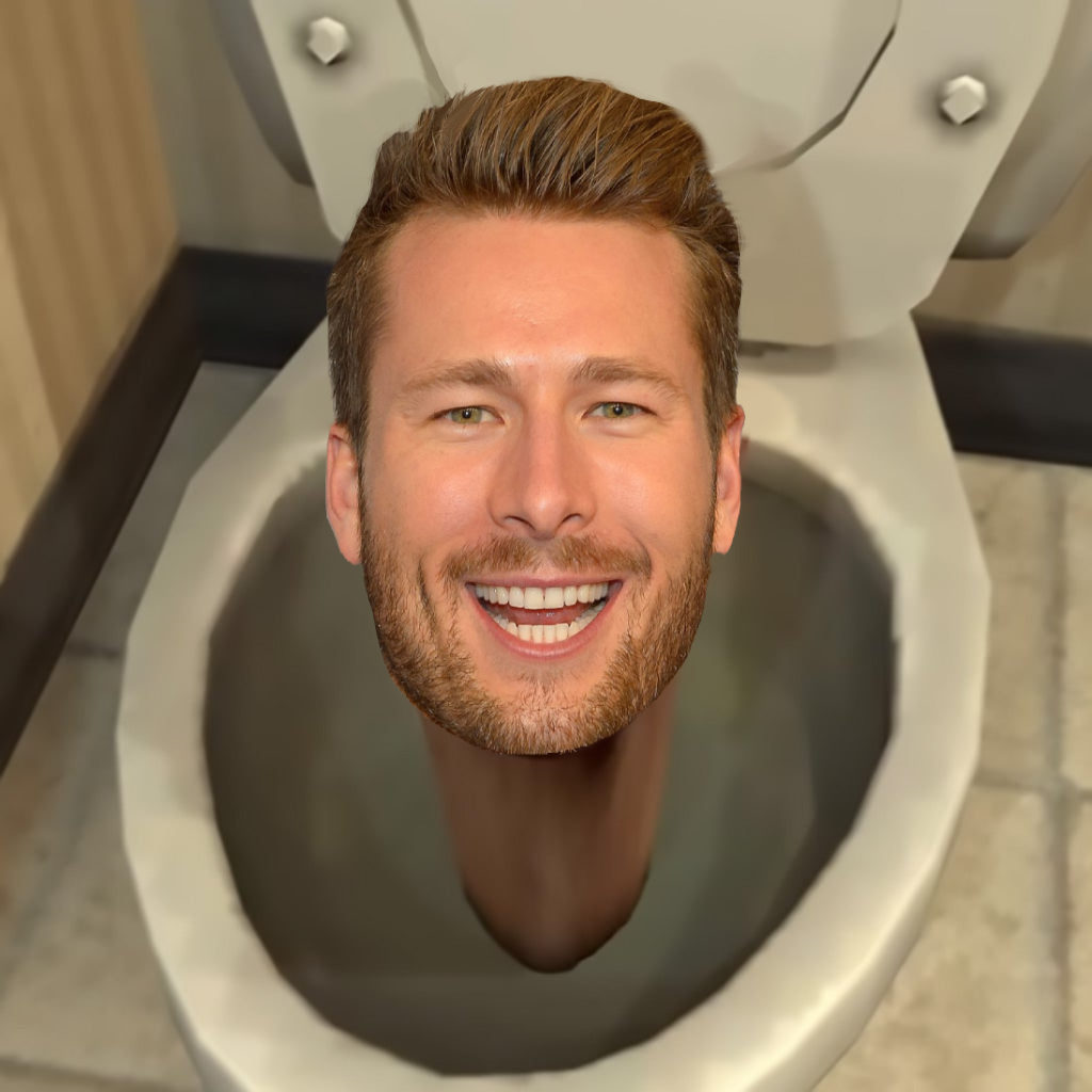 I think at some point in the last few months, <a href="/JeffGrubb/">Grubb</a> mentioned "Glen Powell Skibidi Toilet" so I made this but forgot about it until now. 

Maybe the sequel to Twisters should be called Swirlies.