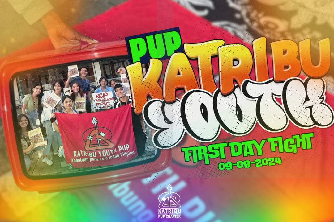 KATRIBU_PUP's tweet photo. ISKOLAR AT NATIONAL MINORITIES ADVOCATES NG BAYAN, NGAYON AY LUMALABAN!

SUMALI SA KATRIBU PUP!
https://t.co/7Vbf6aaSgp
https://t.co/7Vbf6aaSgp
https://t.co/7Vbf6aaSgp

#DefendAncestralLands
#FirstDayFight
#JoinKATRIBUPUP https://t.co/CD67aNdmzL