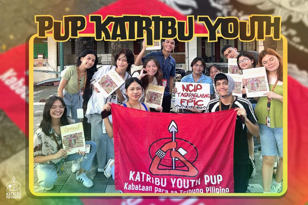 KATRIBU_PUP's tweet photo. ISKOLAR AT NATIONAL MINORITIES ADVOCATES NG BAYAN, NGAYON AY LUMALABAN!

SUMALI SA KATRIBU PUP!
https://t.co/7Vbf6aaSgp
https://t.co/7Vbf6aaSgp
https://t.co/7Vbf6aaSgp

#DefendAncestralLands
#FirstDayFight
#JoinKATRIBUPUP https://t.co/CD67aNdmzL