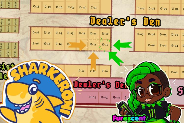 NeonKitty294's tweet photo. GET READY AFC!! WERE BRINGIN THE 🔥! well they'll have Meat 🍖🥓 and i got new animal designs just for you!! =^^= 🐄🐑🐓🐼🐾🦊 Come see our booths! E10&amp;E11!! we got the Fleece Items &amp; Costumes just for you! :D @anotherfurrycon #furescent #sharkeroni #hats #croptopjacket #onesie https://t.co/0mIwc8E9Ua