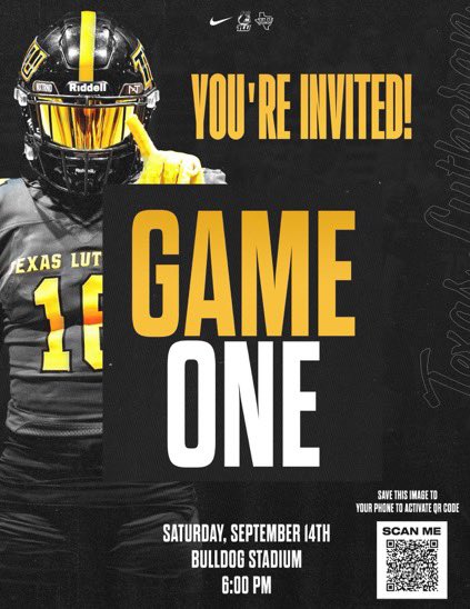 Thank You For The Game Day Invite! <a href="/CoachMarshall_/">Kendrick Marshall</a> <a href="/TLU_Football/">TLU Football</a>