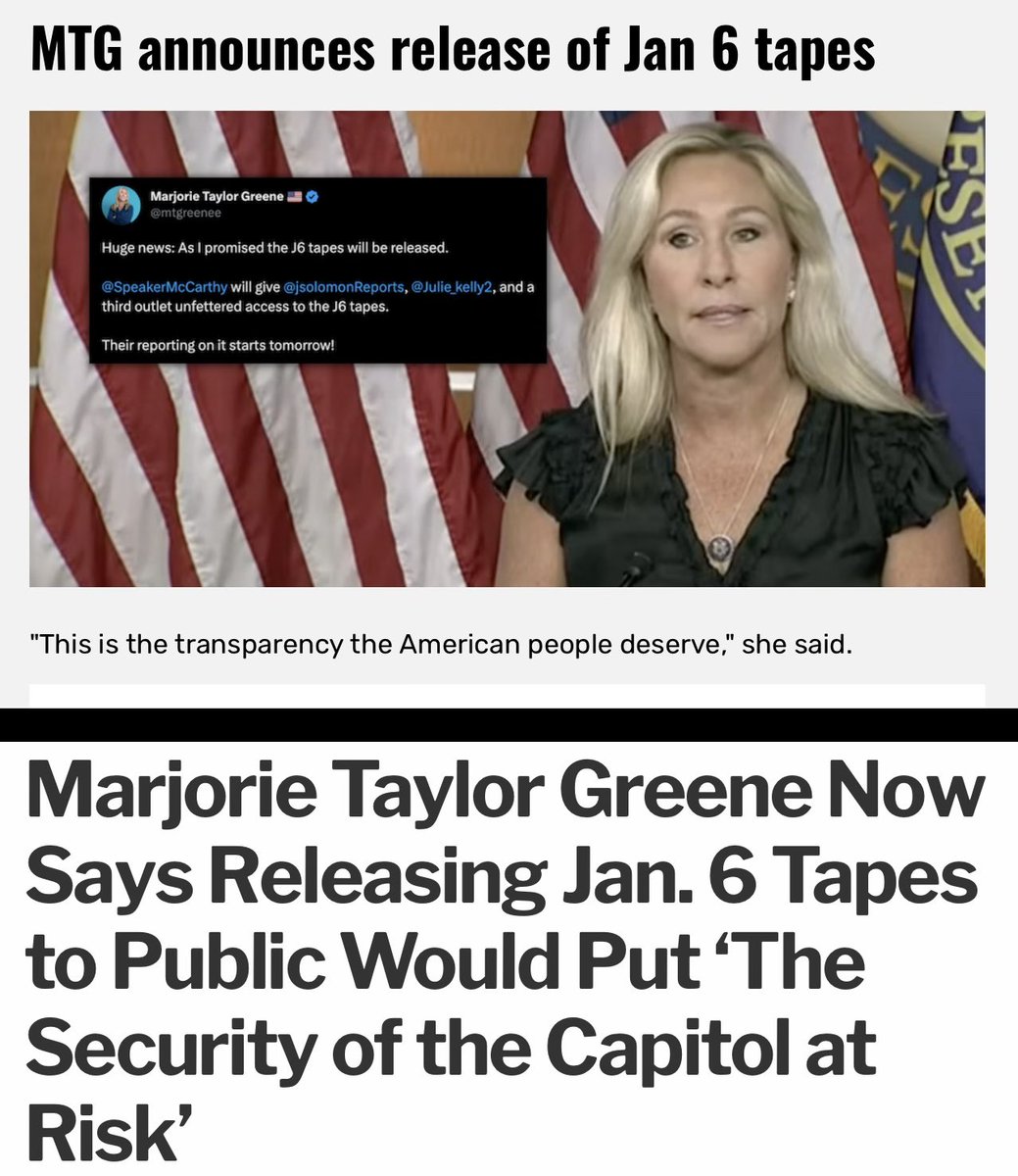 Very true.

She has lied about everything. 

J6 prisoners are suffering in jail because of MTG’s lies. <a href="/mtgreenee/">Marjorie Taylor Greene 🇺🇸</a> 

She raised money off of her empty promise to free J6ers. 

She got rich in Congress trading stocks and let the J6ers rot. 

You can’t trust her. Now she’s attacking