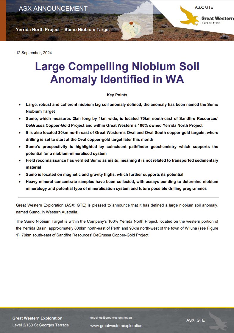 Great Western Exploration Ltd tweet media