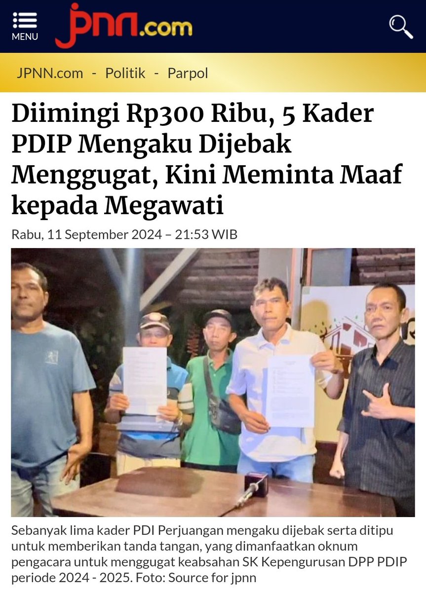 Yang jebak mereka ini memang ga ada hatinya..

Masak iya ngasih cuma 300 ribu terus jadiin mereka tumbal..

Ga ngotak!!
