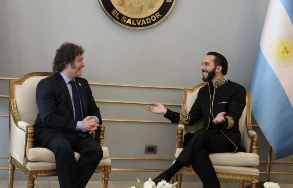🚨 ÚLTIMA HORA: <a href="/nayibbukele/">Nayib Bukele</a> visitará Argentina para reunirse con el presidente <a href="/JMilei/">Javier Milei</a>