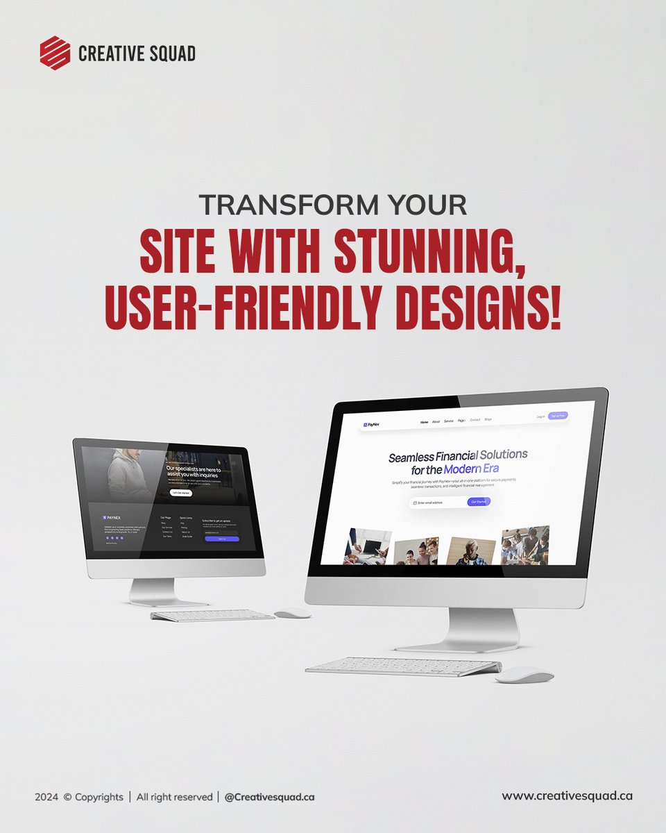 CreativeSquadCA's tweet photo. Enhance user experience with intuitive and aesthetically pleasing designs.

Tap to learn more with Creative Squad!
Or
Visit Our Website: https://t.co/60SLlSL4lP
.
.
.
#SocialMediaMarketing #SEO #Innovation #MarketingStrategy #CreativeSquad #UIUXDesign #UserExperience https://t.co/6RZGw0cIXY