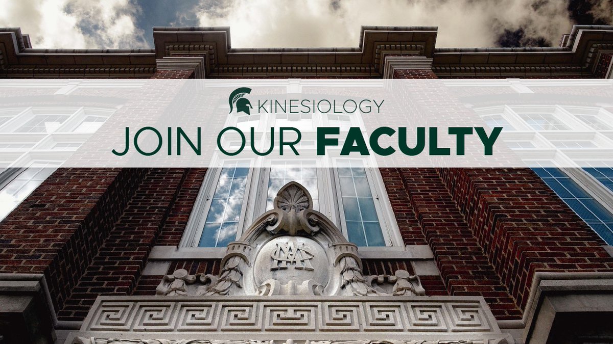 Matthew Harkey (@harkey_ms) on Twitter photo ๐๐๏ธโโ๏ธ๐ฌExciting position alert! <a href="/MSUCollegeofEd/">College of Education</a> Kinesiology Dept. is seeking a tenure-track faculty superstar in athletic training! ๐ Looking for Assistant to Full Professors. Shape the future, lead cutting-edge research, and inspire students! ๐ Apply: shorturl.at/z3jAD ๐๐๏ธโโ๏ธ๐ฌExciting position alert! <a href="/MSUCollegeofEd/">College of Education</a> Kinesiology Dept. is seeking a tenure-track faculty superstar in athletic training! ๐ Looking for Assistant to Full Professors. Shape the future, lead cutting-edge research, and inspire students! ๐ Apply: shorturl.at/z3jAD
