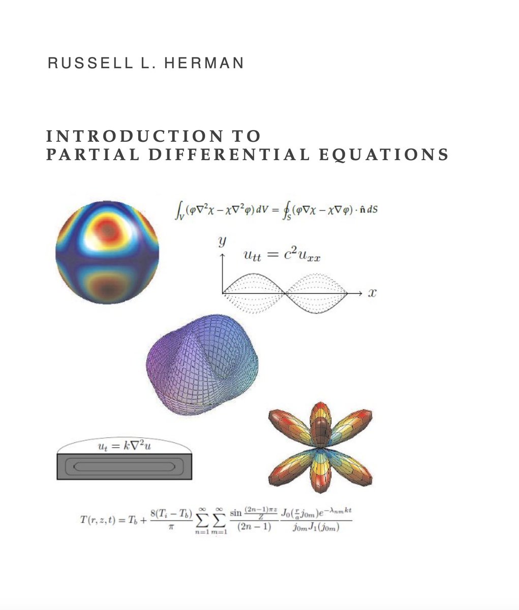 'Introduction to Partial Differential Equations' - Russell L. Herman (PDF): 
people.uncw.edu/hermanr/pde1/P…