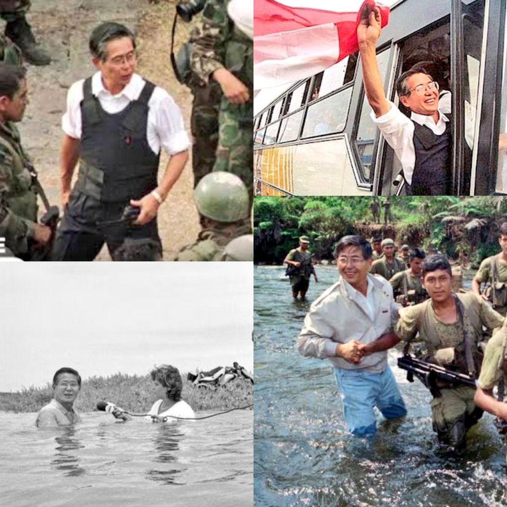 VanyaThais's tweet photo. It's not "Japanese former dictator of Peru," what you tried to say is "best president in the history of Peru."
He fixed the economy, ended the terrorist groups with one of the most impressive and successful operations in military history: Chavín de Huántar.
People remember his humility, his capacity to visit every town and leave schools, hospitals and police stations.
Engineer Alberto Fujimori's legacy will endure.
Speak properly, respect our president and our history.
You want a peruvian dictator? Try Velasco.
