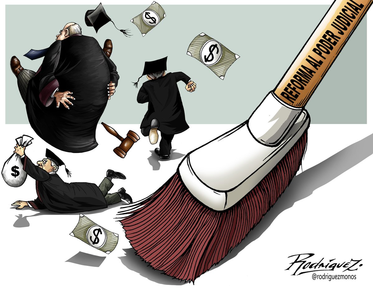 "A barrer se ha dicho"
#ReformaAlPoderJudicial #SCJN #PoderJudicial #PlanC #ReformaAlPoderJudicialVa