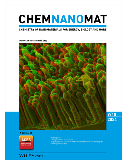 ChemNanoMat's tweet image. #OnTheCover Superhydrophilic Densely-Packed Gecko-Like Structures by Soft-Template Electropolymerization (ChemNanoMat 9/2024) (Thierry Darmanin and co-workers) onlinelibrary.wiley.com/doi/10.1002/cn… onlinelibrary.wiley.com/doi/10.1002/cn…
