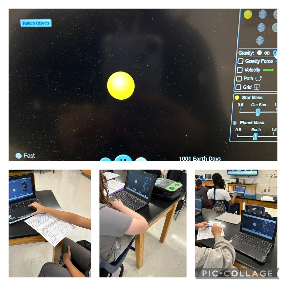 Ms.SimmonsGMS (@simmonsgms) on Twitter photo My students investigated how gravity, mass and distance affect movement in our solar system! It was a fun PHET lab that they really enjoyed! <a href="/GarrettMSGators/">Garrett Gators</a> <a href="/Rockey_And/">Rockey Anderson</a> <a href="/danizcrump/">@danizcrump</a> <a href="/PrincipalKBrown/">Kristie Brown</a> My students investigated how gravity, mass and distance affect movement in our solar system! It was a fun PHET lab that they really enjoyed! <a href="/GarrettMSGators/">Garrett Gators</a> <a href="/Rockey_And/">Rockey Anderson</a> <a href="/danizcrump/">@danizcrump</a> <a href="/PrincipalKBrown/">Kristie Brown</a>