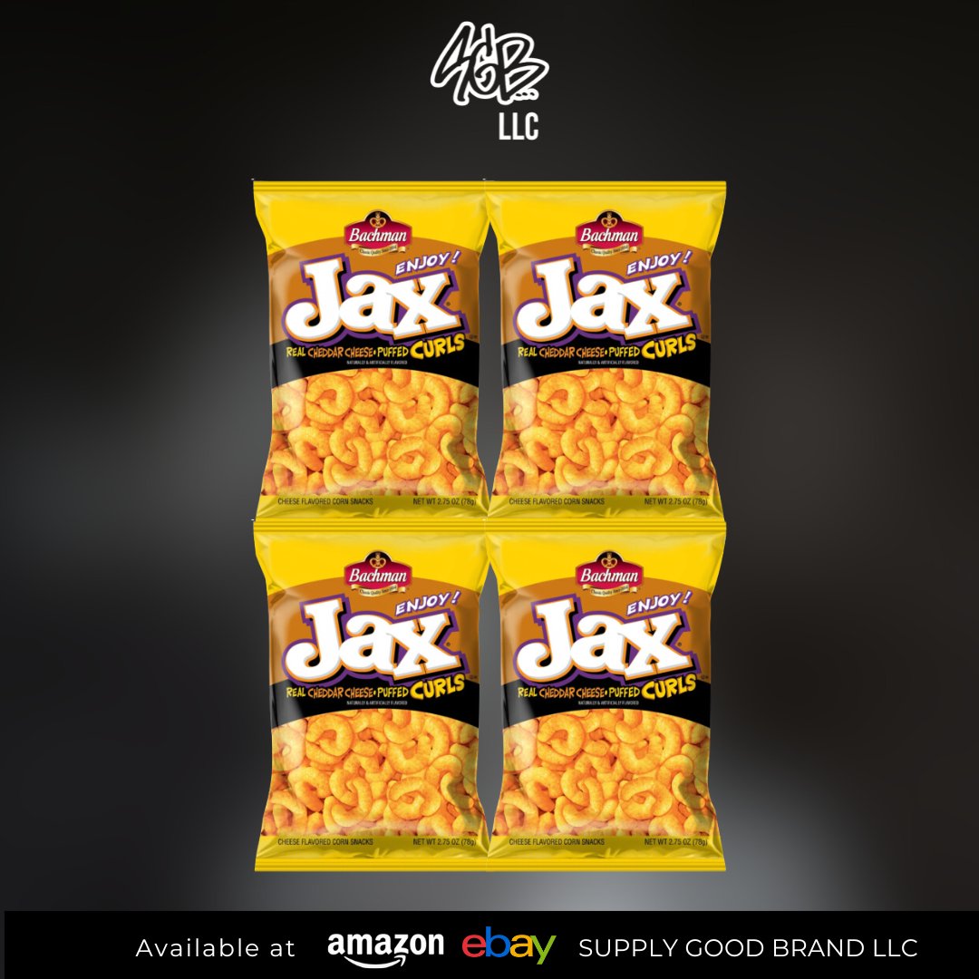 sgbrandsllc's tweet photo. Get your snack on with Bachman Jax Curls! These light, airy curls are bursting with cheesy goodness, making them the perfect crunchy treat for any occasion. Grab a bag now from Supply Good Brands LLC. #BachmanJaxCurls #CheesySnacks #SnackTime #CrunchyDelight #SupplyGoodBrands https://t.co/xiweYN0clX