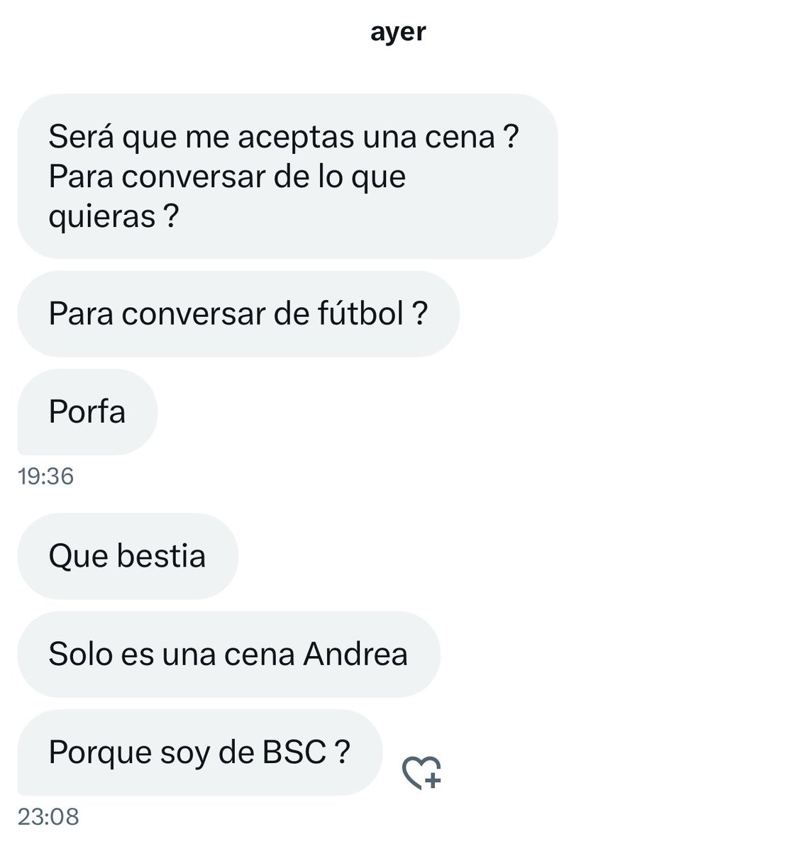 andreitquezada's tweet photo. Andrea, ¿por qué estás soltera?
Los que me escriben: https://t.co/MkZSSxBLCf