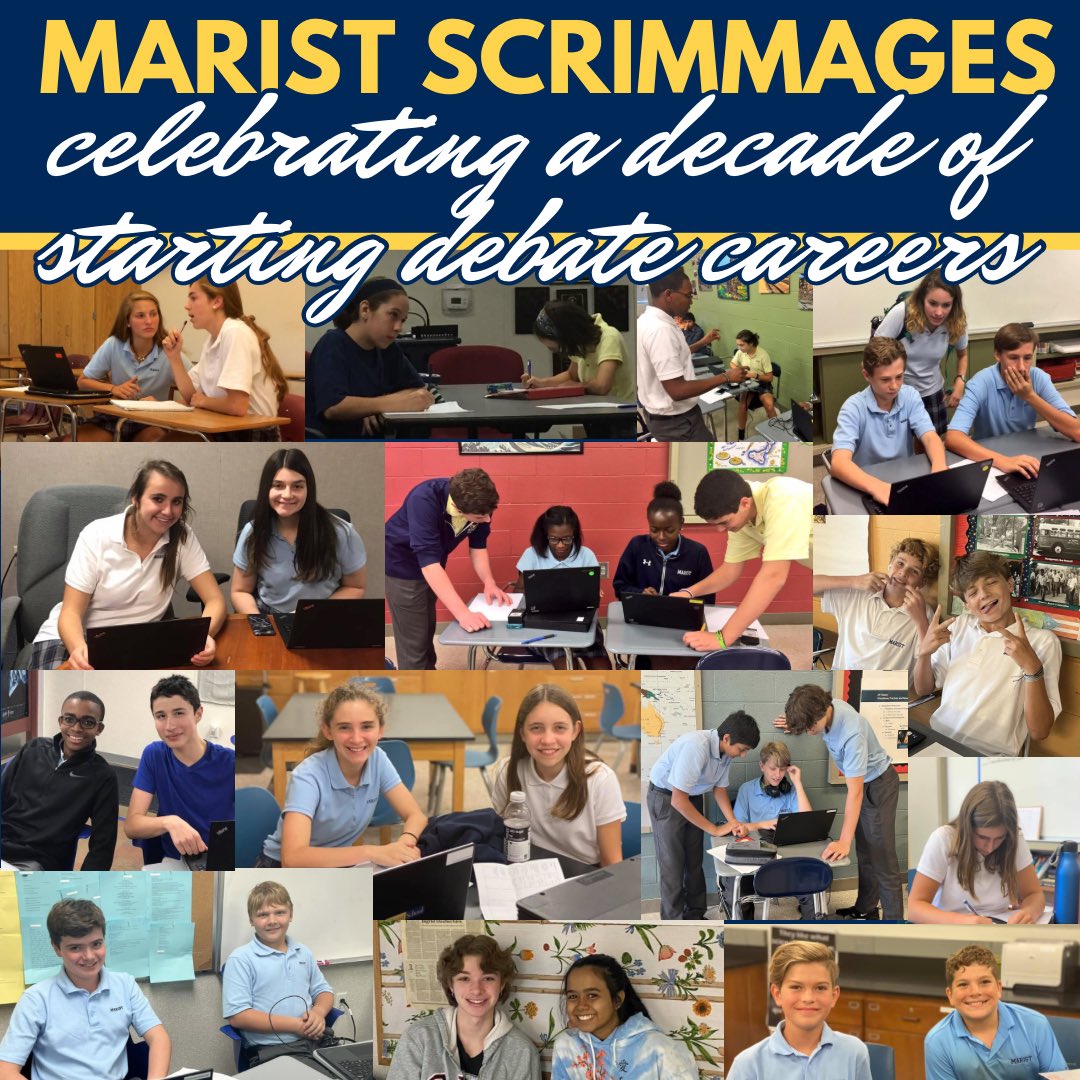 maristdebate's tweet photo. We wrapped up our first scrimmage of the season this evening. 2024-2025 marks out 10th year of offering free weeknight debates for the community to help new debaters get a taste of competition before the first tournament. https://t.co/jm8GV6UE6w