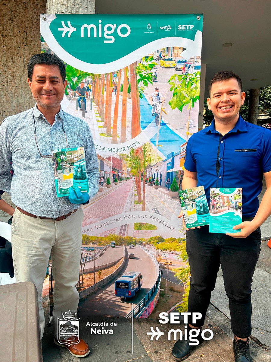 SetpNeiva's tweet photo. #setpmigomascerca
Hoy participamos en la Feria de Servicios en marco a la Movilidad y Seguridad Vial, socializando con cada asistente la etapa actual en la que se encuentra el proyecto. https://t.co/Q7ufY2b7pN