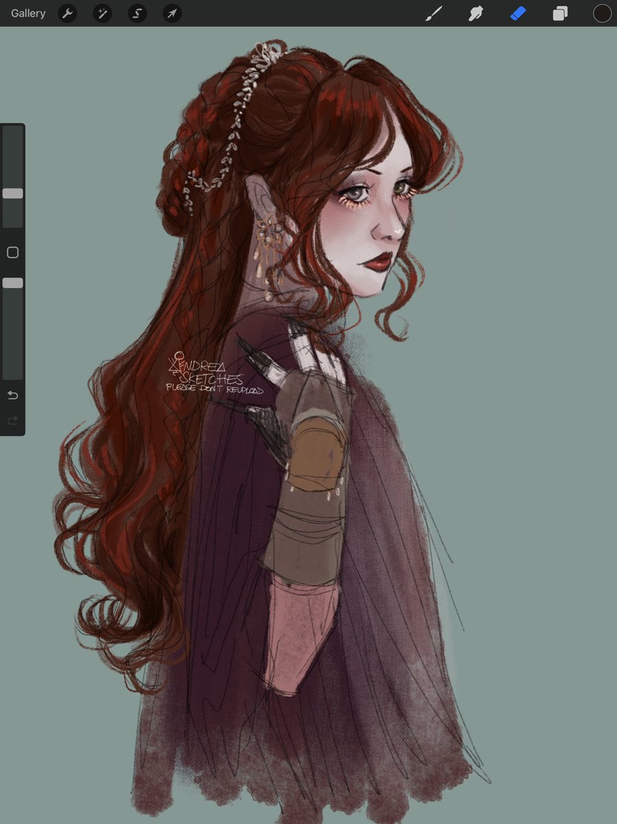 andrea_sketches's tweet image. something quick