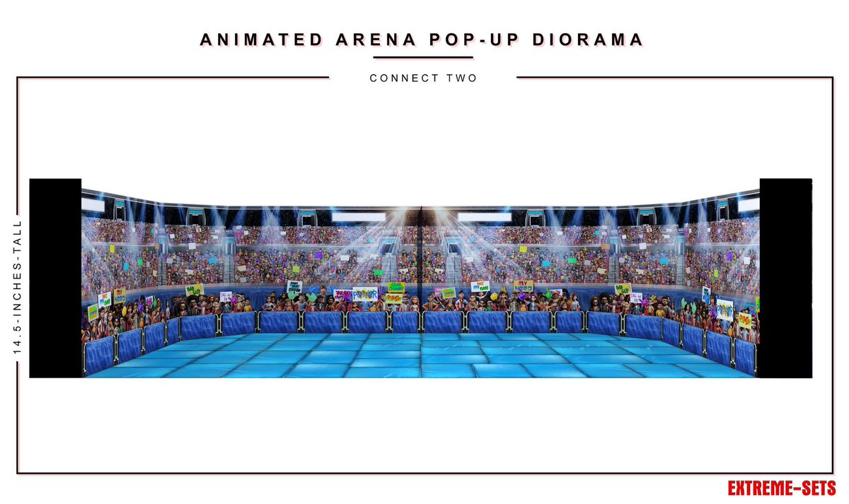 Coming soon to preorder! 

40 years in the making!!! You know you have been dreaming about this for a very long time. Any retro, hasbro collectors out there? This is ittttt! It will be a very limited run, and expecting it to go fast. 

Animated Arena  Pop-Up Diorama