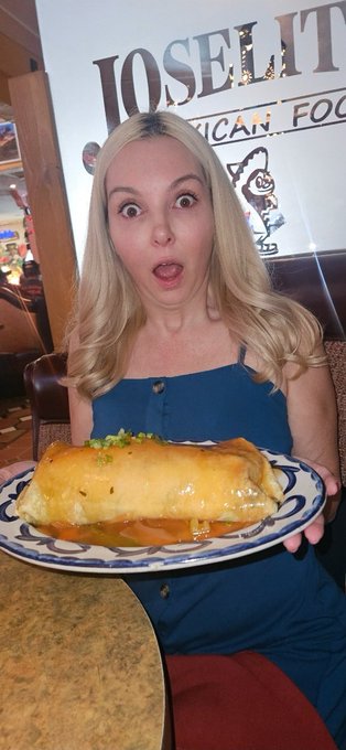 Look what my favorite burrito place pulled on me last night. I was like you guys what am I supposed to