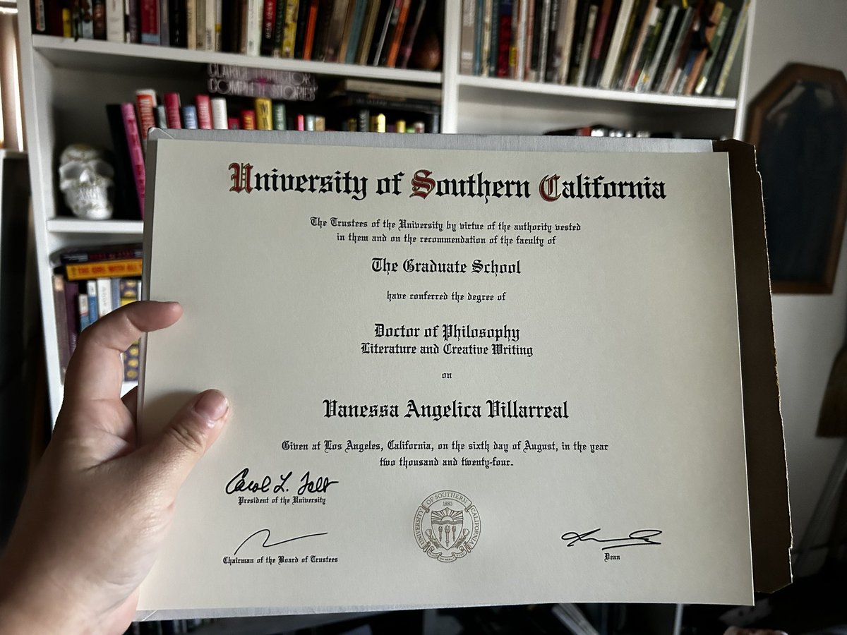 I can’t believe I did it. It took me 24 years—started college in 2000, failed out, lost my Pell grant, went to community college while working two jobs, went back on loans, got married, had a baby, got divorced, finished by myself, published my dissertation—may ease finally come.