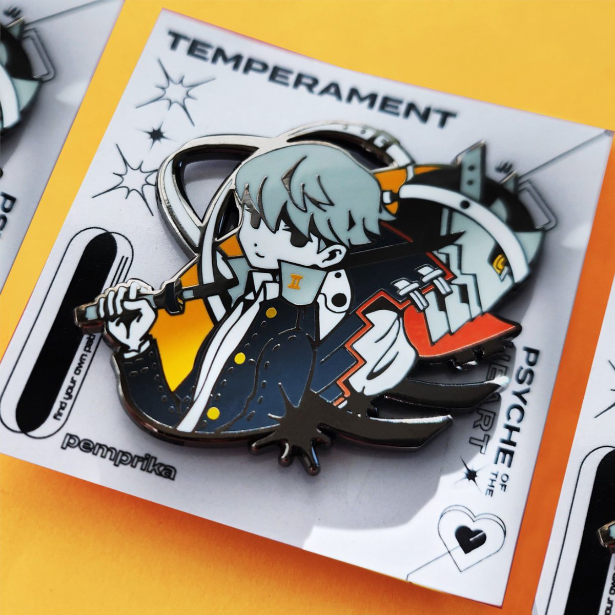 pemprika's tweet image. persona 3 4 5 pins all together 🫨 !!