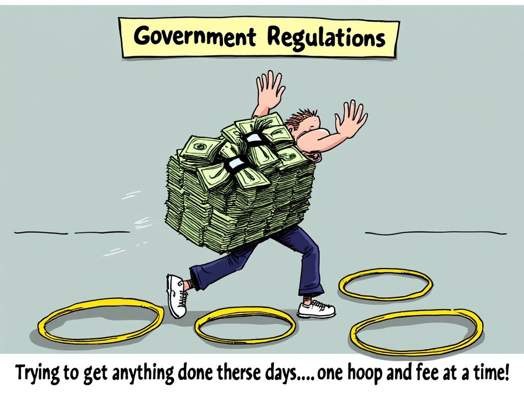 TX_FedUpVet2's tweet image. Ever feel like trying to get something done in today’s world means endless red tape and extra costs? It’s like every move requires a pile of cash and a maze of paperwork. When did ‘getting things done’ become mission impossible? #Bureaucracy #Overregulation #RedTape&quot;