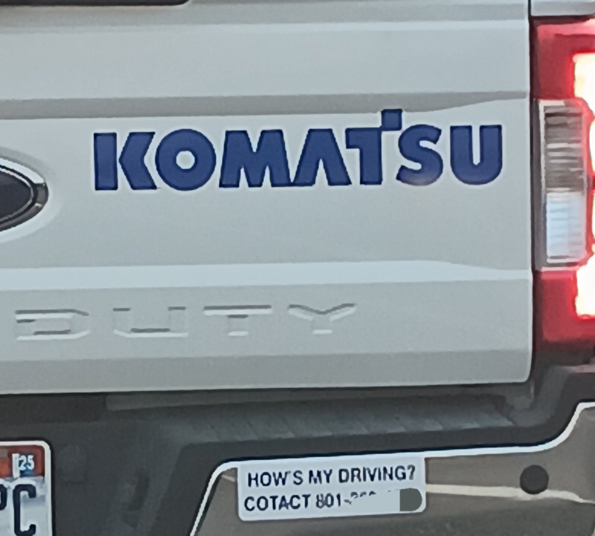 Your driving is fine. Spelling...not really.