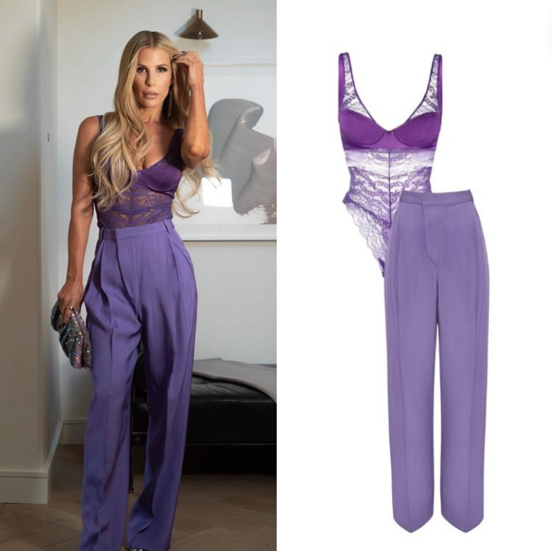 BigBlondeHair's tweet photo. Perfect in Purple // Get Details on Tracy Tutor's Purple Lace Bodysuit and Pants Here: https://t.co/ZNwIqI54JT #MDLLA #TracyTutor https://t.co/SGn8zijYLZ
