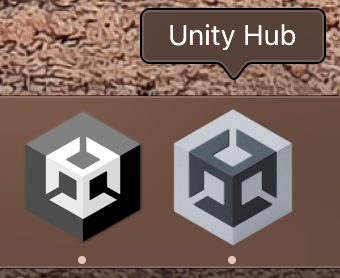 The Unity Hub logo and Editor logo are slightly different sizes and my OCD is very upset
