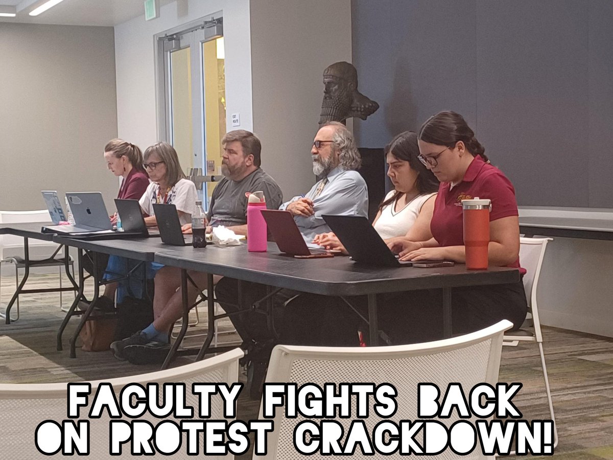 Stan State Senate fights back! New protest rules making you worried? Our professors are taking action! Learn how they're defending your right to speak out. Link in bio. #StanStateStrong #FreedomOfSpeech