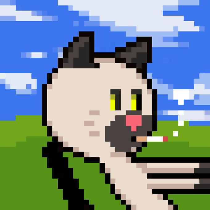 mferbuff's tweet photo. Thank @aft3rpartyeth_ very much for sending me #mfpurr this great art. I am very honored to join the @mfpurrs family. Let's build and hold it together!
I love the mfers vibe.
Human can not live without cats and mfers! https://t.co/p8ziIUcmlx