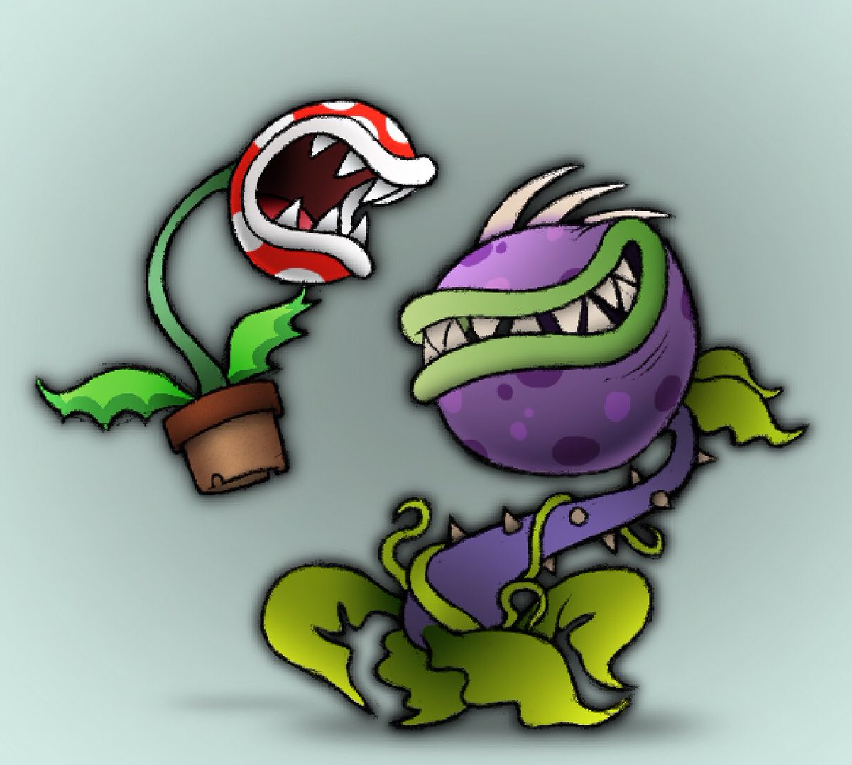 Carnivorous plants from separate universes.