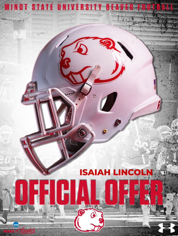 Isaiah Lincoln (@isaiahlincoln0) on Twitter photo After a great phone call with <a href="/Coach_D_Mac/">Darryl McBride Jr</a> I’m blessed to receive my first offer
<a href="/MSUBeaversFB/">Minot State Football</a> After a great phone call with <a href="/Coach_D_Mac/">Darryl McBride Jr</a> I’m blessed to receive my first offer
<a href="/MSUBeaversFB/">Minot State Football</a>