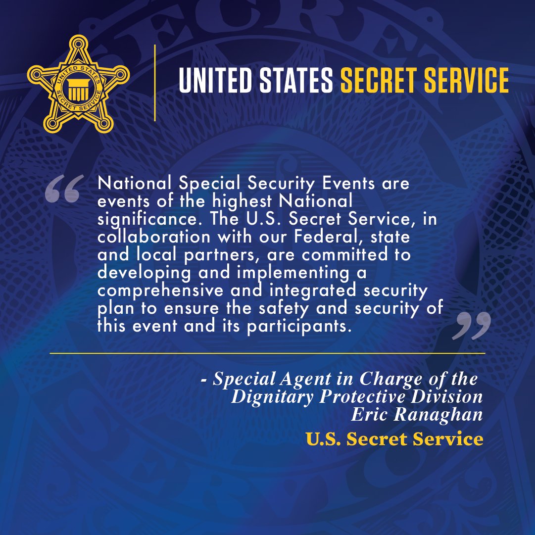 SecretService's tweet image. The 2025 Counting and Certification of Electoral Votes in DC has been designated a National Special Security Event by the Secretary of Homeland Security. We&apos;re partnering with Federal, state &amp;amp; local agencies to ensure its safety.

🔗 secretservice.gov/newsroom/relea…