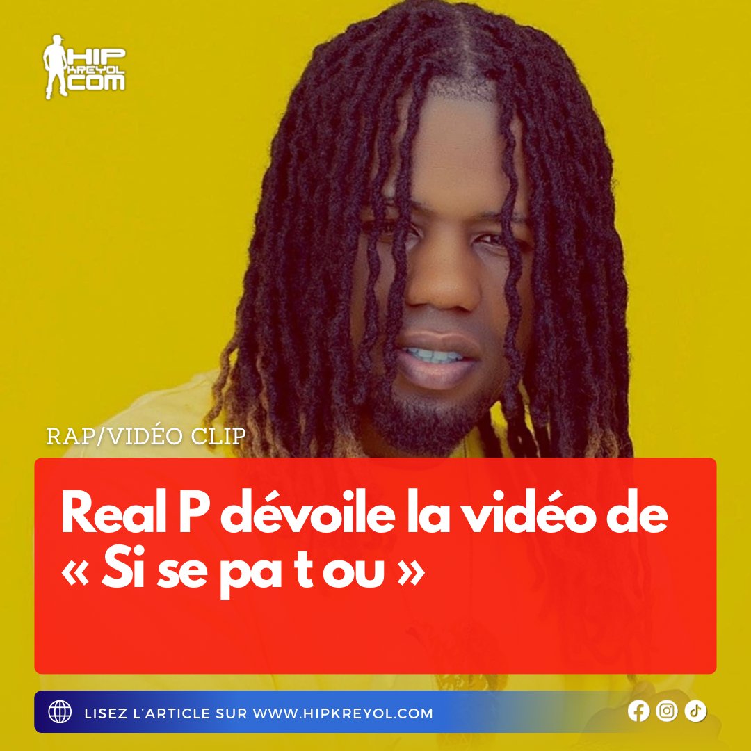 hipkreyol's tweet photo. Un message de gratitude à Dieu, Real P sort la vidéo de son track « Si se pa t ou » avec une réalisation de Hipkreyol Visuals.
#music #mizik #hipkreyol #RealP #Ayiti #SiSePatOu
🗞️ Consultez notre article pour en savoir plus.
🔗 https://t.co/l7azTbqqIp https://t.co/wg3XuwWdaH