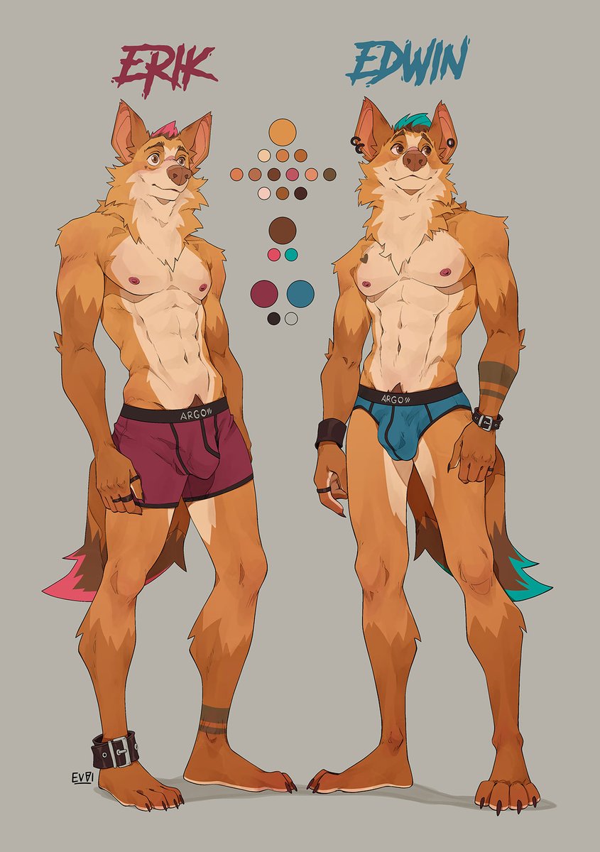 evvisden's tweet photo. New OC - Dog twins https://t.co/porRJCKyf3