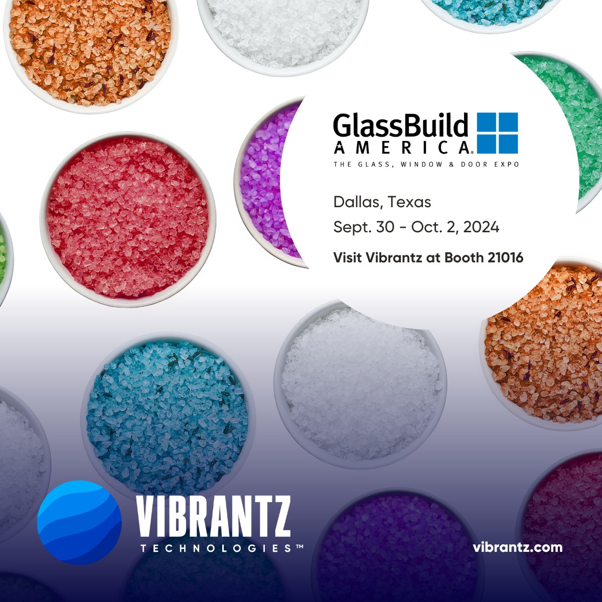 Join us this year at #GlassBuildAmerica Booth #21016! Discover our innovative screen and digital printing inks and roll coatings, backed by over a century of expertise. Our particle and color science experts are excited to help answer questions on your next big project! 
#Glass