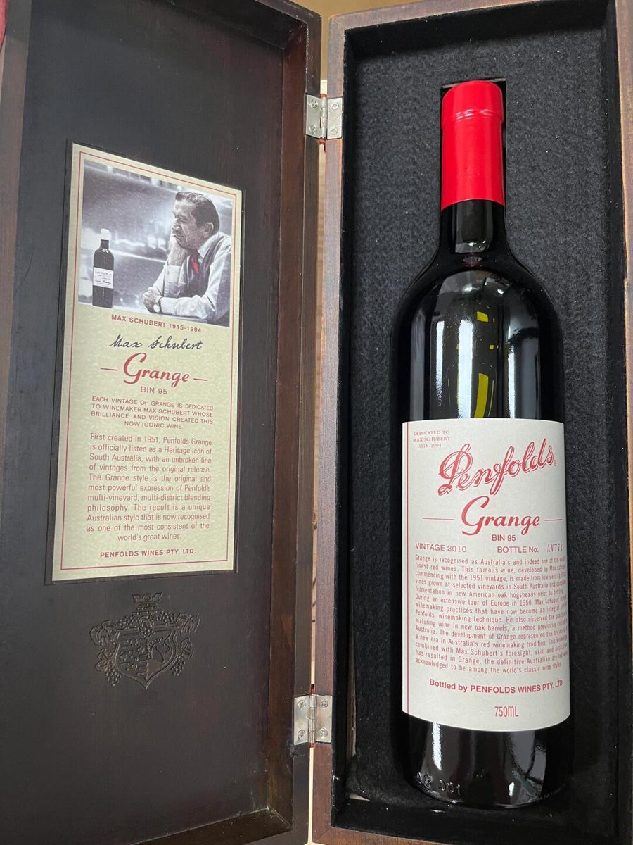 Meihui1128's tweet photo. Bin 95 Grange、BIN番号95
オーストラリアの高級ワイン醸造の一つで、オーストラリアのワイン王の称賛を得て、世界で最も安定した品質のワインの一つである

#オーストラリア
#ワイン https://t.co/zxPuc0geyw