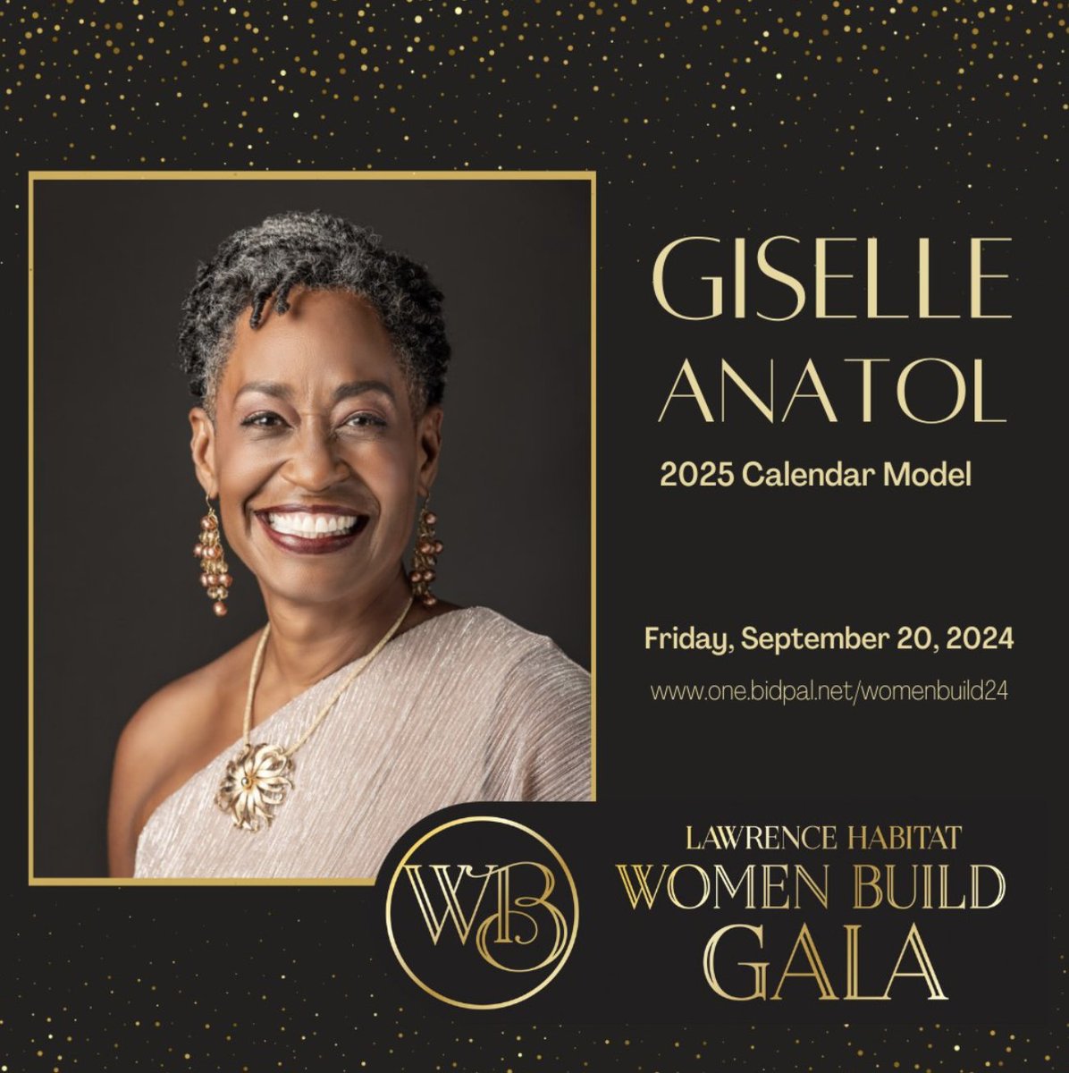 Giselle Anatol (@giselleanatol) on Twitter photo I'm honored to be included in the 2025 Women Build calendar! Please consider purchasing tickets to the Women Build Gala on 9/20 or make a donation to support <a href="/lawrencehabitat/">Lawrence KS Habitat</a> and their community works.
Tickets/donate: one.bidpal.net/womenbuild24
#WomenofLawrence #HabitatForHumanity I'm honored to be included in the 2025 Women Build calendar! Please consider purchasing tickets to the Women Build Gala on 9/20 or make a donation to support <a href="/lawrencehabitat/">Lawrence KS Habitat</a> and their community works.
Tickets/donate: one.bidpal.net/womenbuild24
#WomenofLawrence #HabitatForHumanity