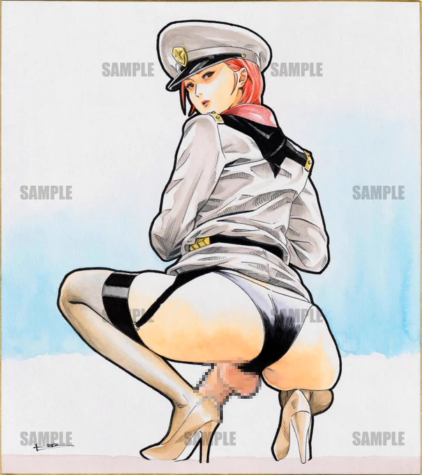 【色紙告知】いつもコラムの挿絵でお世話になっている池田和宏()氏の直筆色紙を「#ふたけっと33」にて展示販売する事になりました。是非、当日お立ち寄りの頂ければ嬉しいです(._.)φ #セイラ・マス#フラウ・ボゥ#マチルダ・アジャン#ふたなり注意 