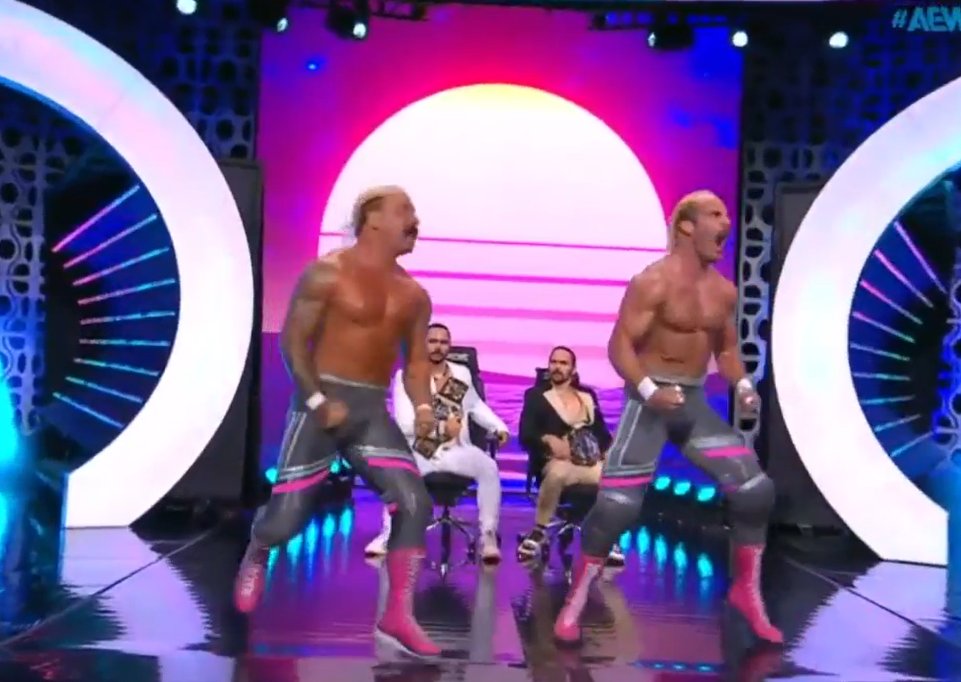 RealJackCassidy's tweet image. OUTRUNNERS GET THE BIGGEST POP OF THE NIGHT! LET'S GO!  😂

#AEWDynamite