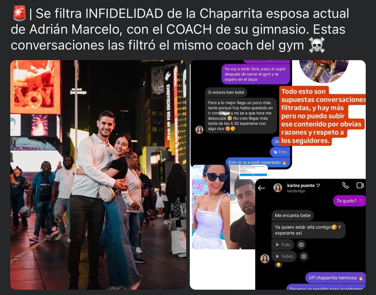 MasFarandulaOf's tweet photo. Se filtra en RRSS que la esposa de Adrián Marcelo le fue infiel con su coach del GYM. 
 
#AdrianMarcelo #LaCasaDeLosFamososMx #LCDLFMX https://t.co/YQlSLwmLNB